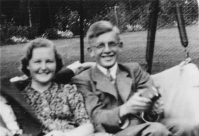 The young Charles Barclay at the seafront