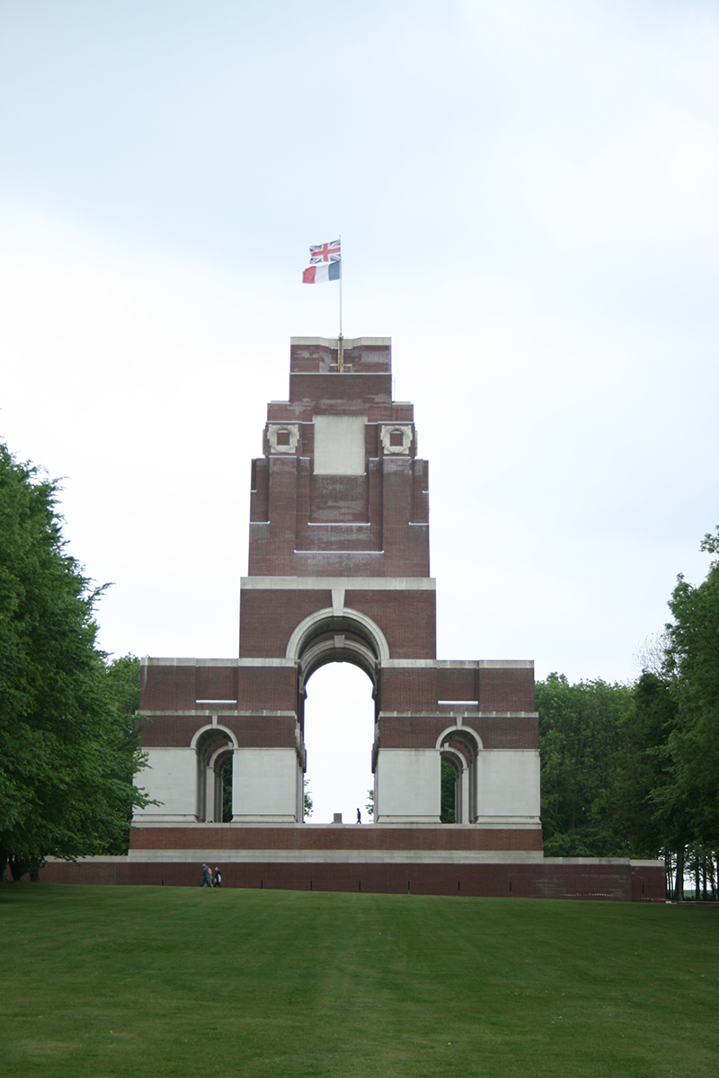 The Thiepval memorial records the names of over 72,000 from the Battle of the Somme The Thiepval memorial records the names of over 72,000 from the Battle of the Somme